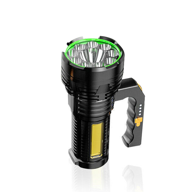 USB Rechargeable LED Searchlight Spotlight Hand Torch Work Light Lamp Flashlight