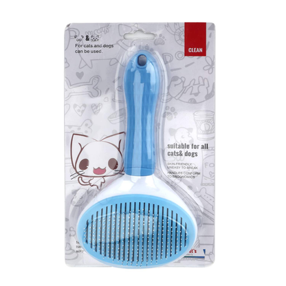 Self Cleaning Slicker Brush, Dog Cat Bunny Pet Grooming Shedding