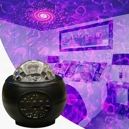 Galaxy Starry Night Lamp LED Star Projector Night Light Ocean Wave Projector KC