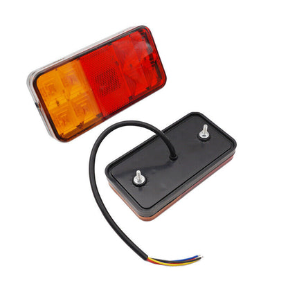 2x LED Trailer Lights Tail Lamp Stop Indicator 12V&24V Volt 4WD 4X4 Camper UTE