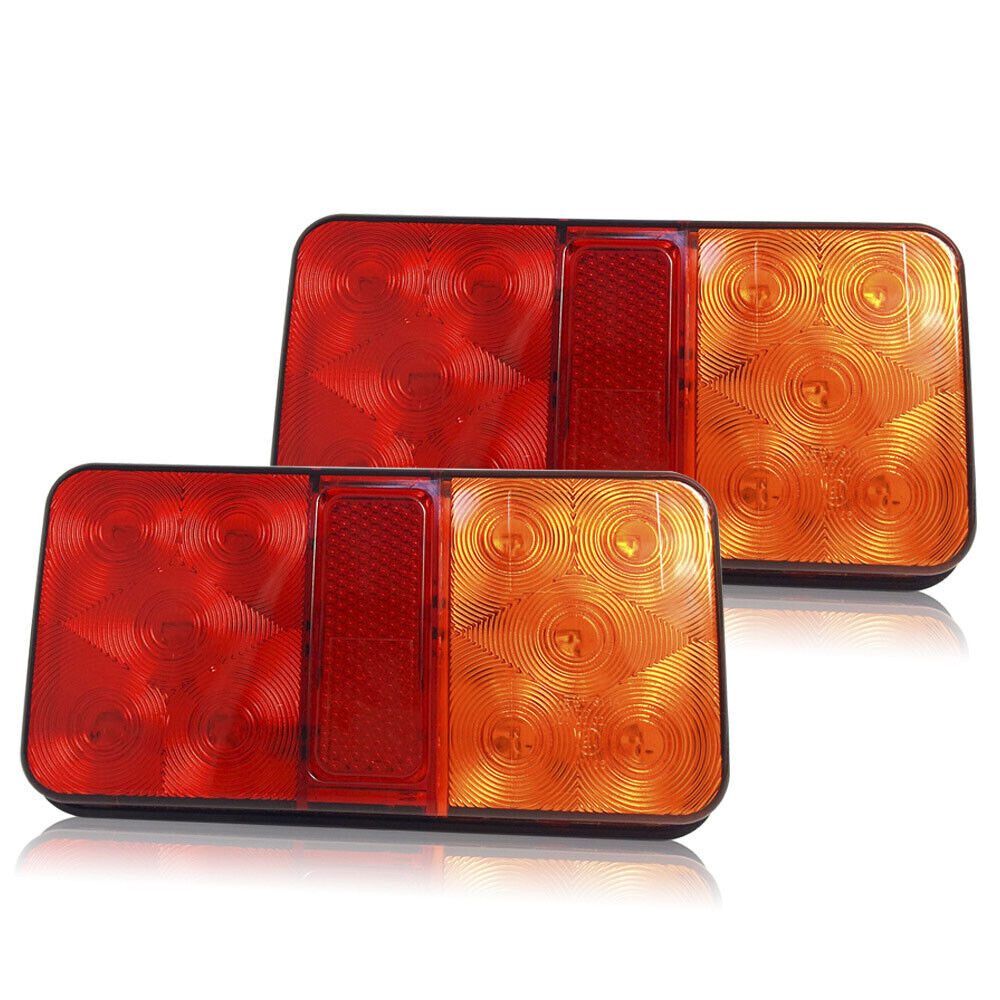 2x LED Trailer Lights Tail Lamp Stop Indicator 12V&24V Volt 4WD 4X4 Camper UTE