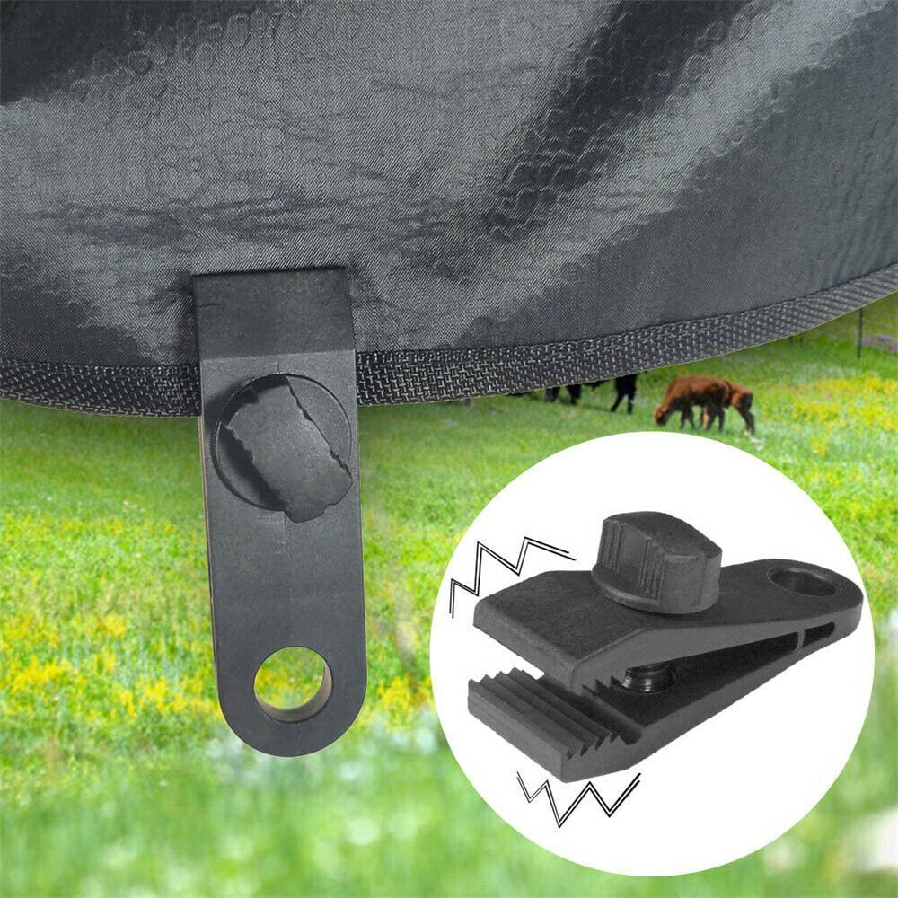 5PCS Tarp Clips Heavy Duty Awning Clamps Camping Tents Canopies Canvas Lock