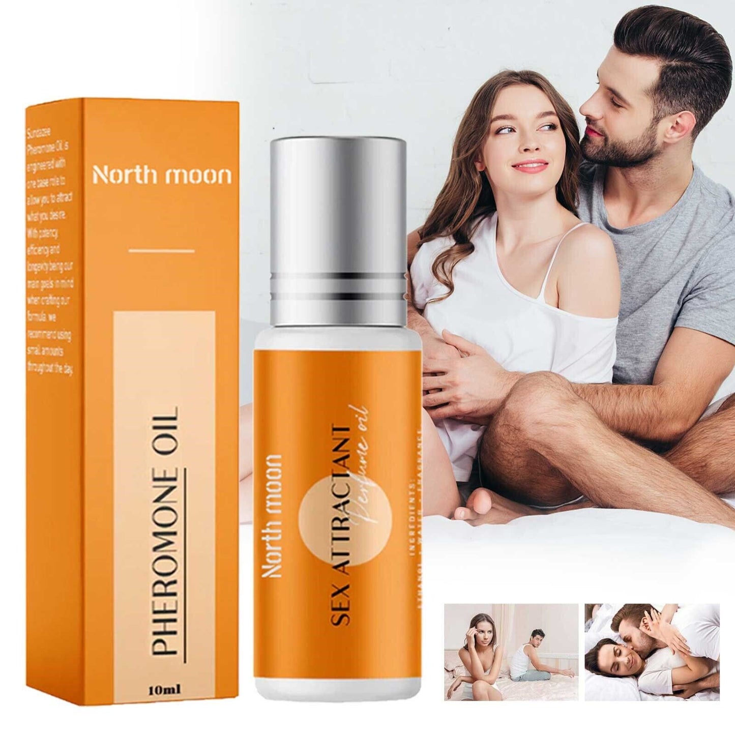 10ml North Moon Best Sex Pheromones Attractant Rollerball Perfume for Men Womens