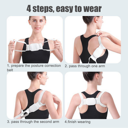 Adjustable Posture Corrector Women Men Shoulder Brace Back Support Strap Belt