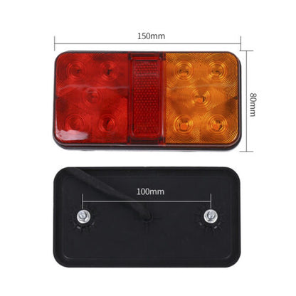 2x LED Trailer Lights Tail Lamp Stop Indicator 12V&24V Volt 4WD 4X4 Camper UTE