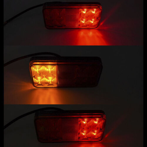 2x LED Trailer Lights Tail Lamp Stop Indicator 12V&24V Volt 4WD 4X4 Camper UTE