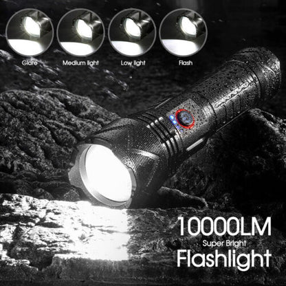 120000LM CREE P90 LED Tactical Flashlight USB Rechargeable Camping Hunting Torch