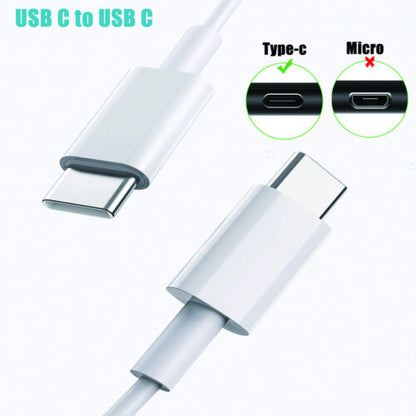 USB C to Type C Charger Cable 3A PD Quik Fast Charging Lead for Samsung Google